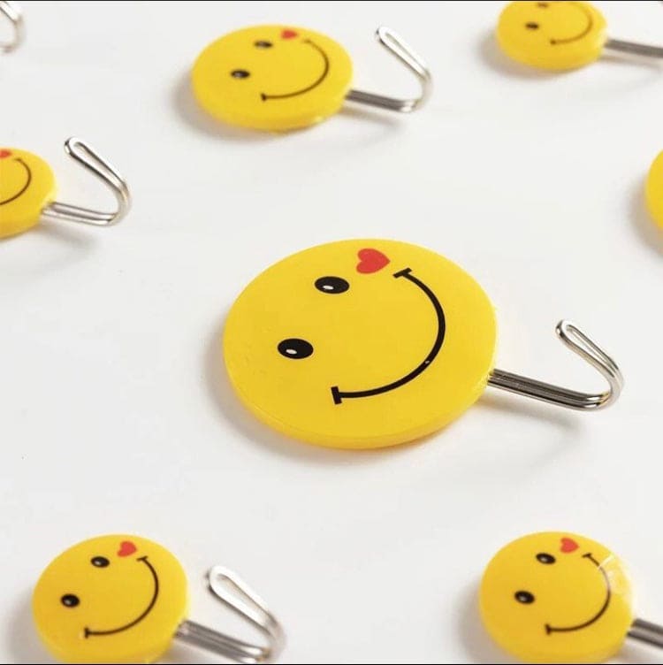 Pack Of 5 Sticky Hook, Strong Sticky Cartoon Hook, Dormitory Wall Mini Hook For Office School Household Pack Of 5 Sticky Hook, Strong Sticky Cartoon Hook, Dormitory Wall Mini Hook For Office School Household